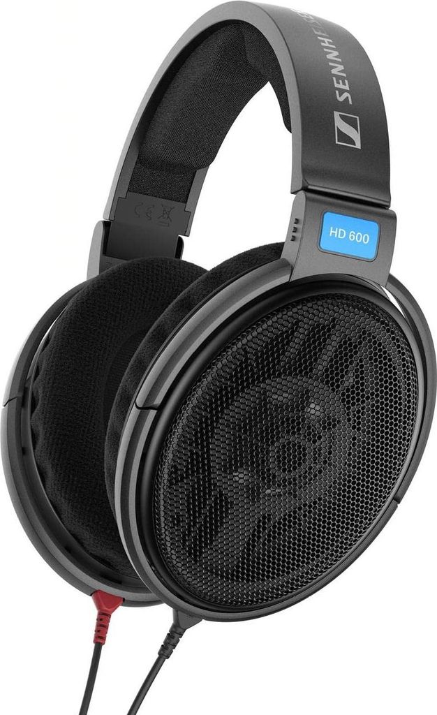 Suchawki Sennheiser HD600 z odczanym kablem, czarne Zdjęcie produktu 