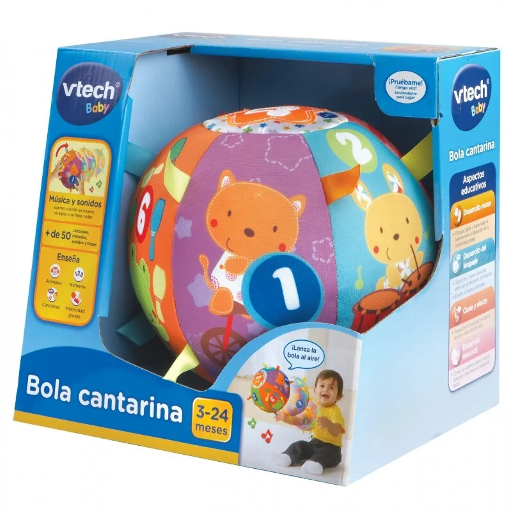VTech Singing Ball - Balle Interactive Multicolore Réf 3480-166122 - 5