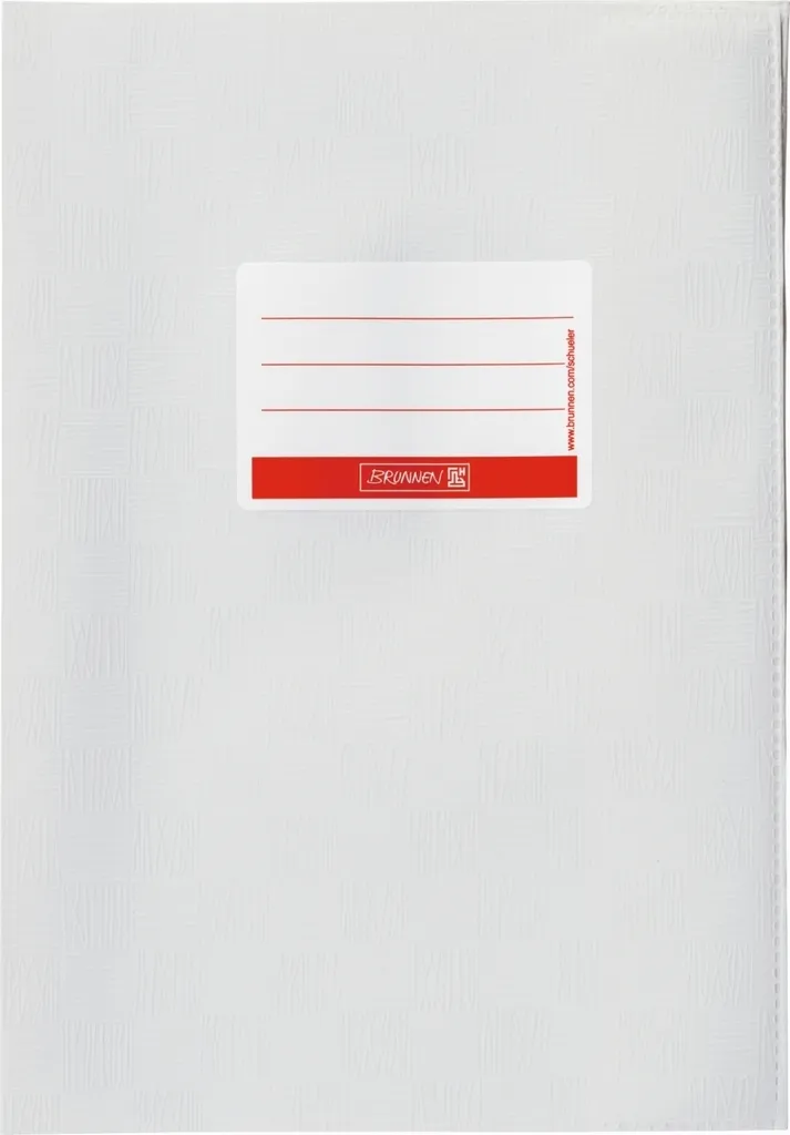 Hefthülle A5 Blanc : Protège-cahier en Plastique Souple pour Scolaire