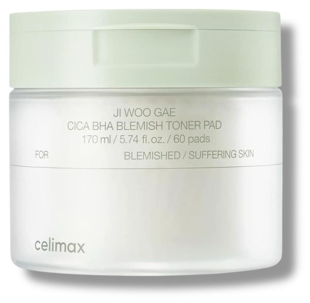 Celimax Ji Woo Gae Cica BHA Blemish Toner Pad – Tonizační tamponky – 60 ks – obrázek 1