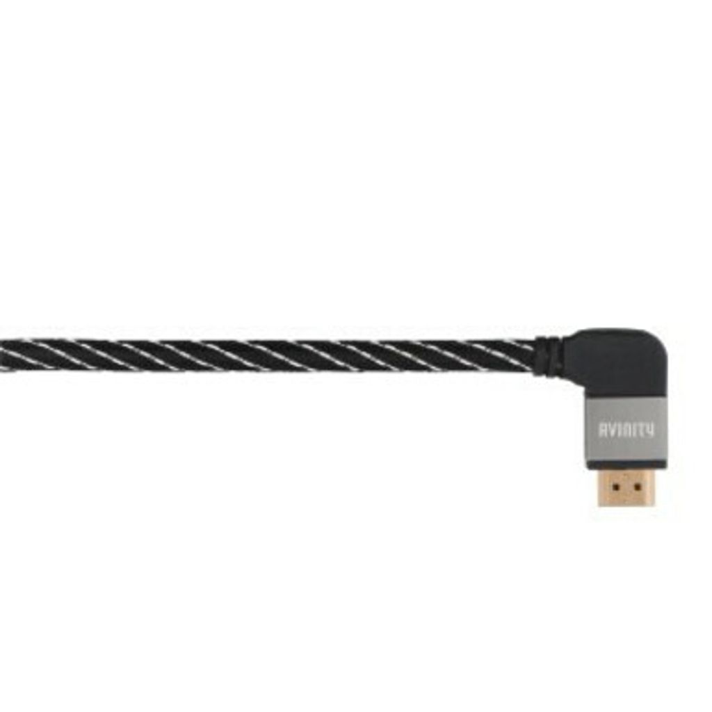 Hama Avinity HDMI-Kabel, G, Stecker – Stecker, 90 °, Text, vergoldet, Eth, 1,5 m