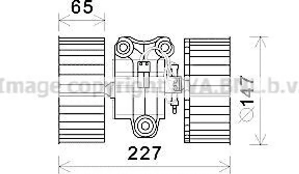 Ventilateur de chauffage pour Range Rover L322 et BMW X5 E53 - PRASCO