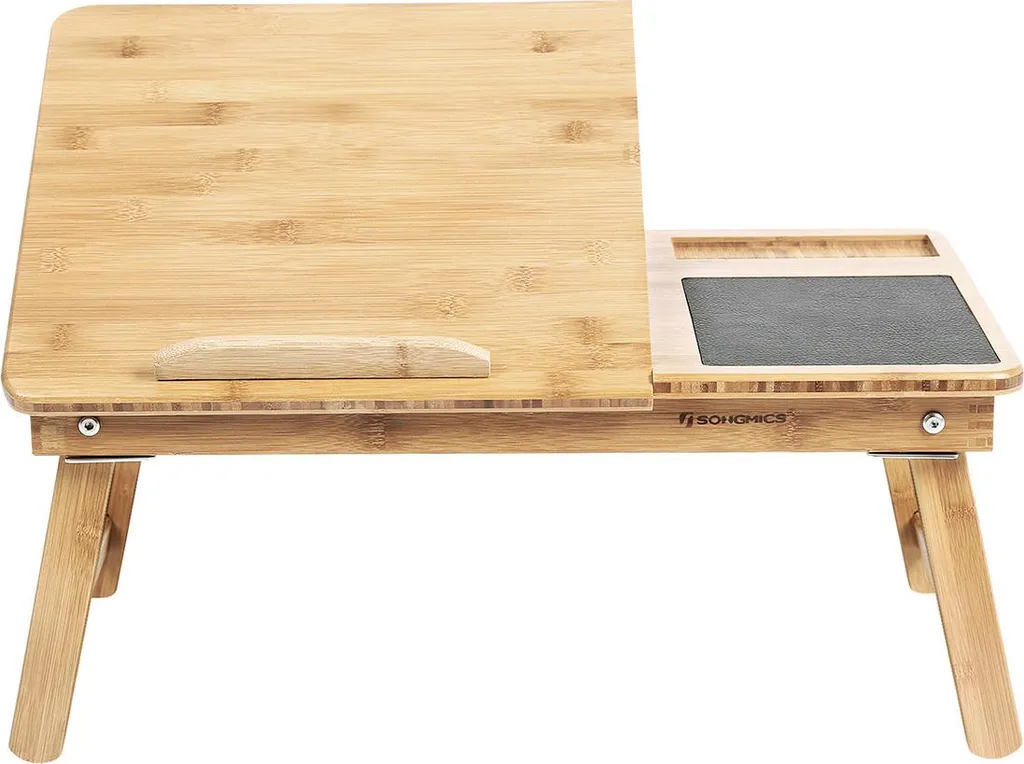 Table de petit déjeuner et support PC portable en bambou polyvalent - 2