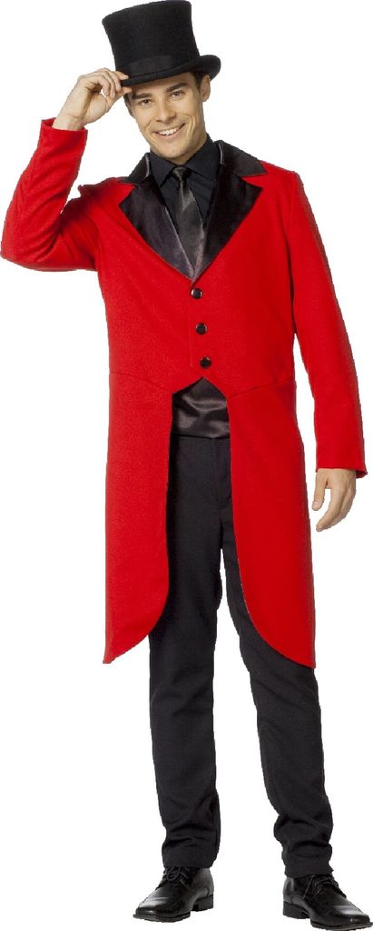 L3301900-50 Herren Theater Frack rot Gr.50