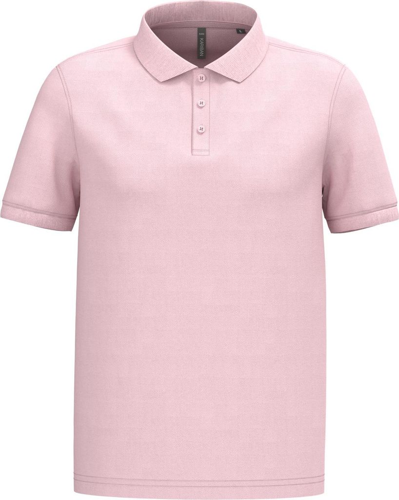 Kariban Herren Polo-Shirt Polohemd Poloshirt Polo Arbeit Shirt, Größe:2XL, Farbe:Pale Pink