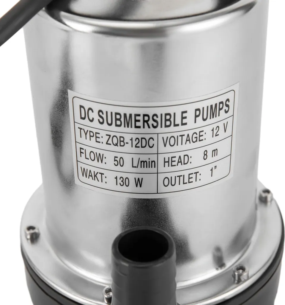 Pompe eaux usées inox compacte à gros débit - Capacité 6000L/H - 5