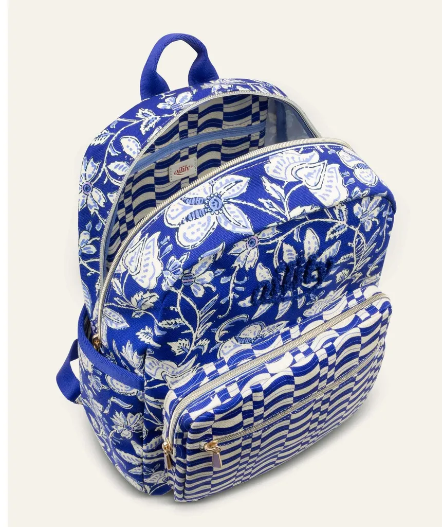 Sac à dos de loisirs bleu marine Oilily Bao léger et compact - 15