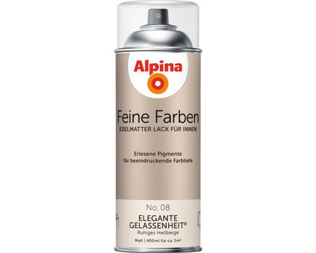 Alpina Feine Farben Sprühlack No. 08 Elegante Gelassenheit Produktbild 