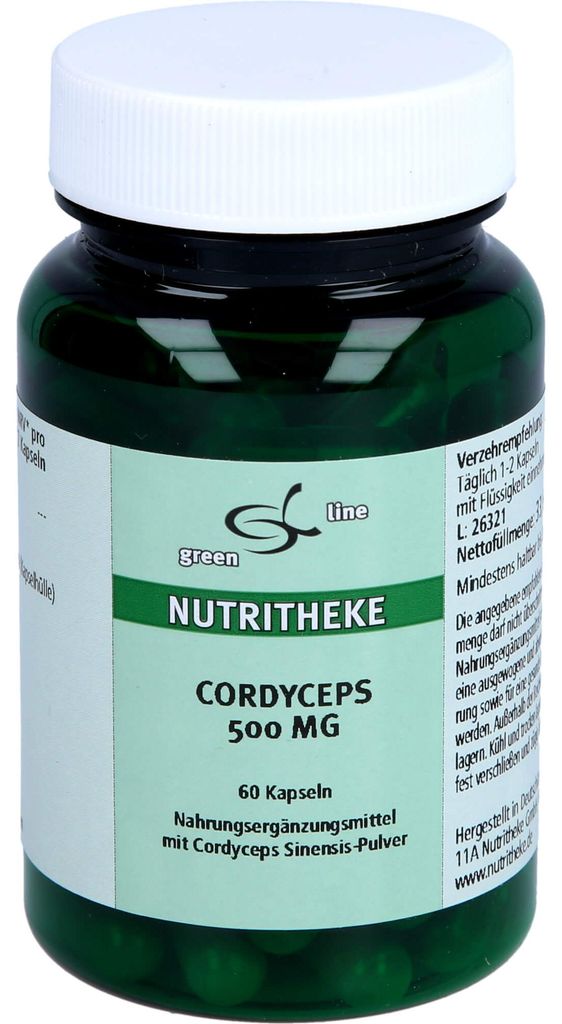 CORDYCEPS 500 Mg KAPSELN, 60 St KAP