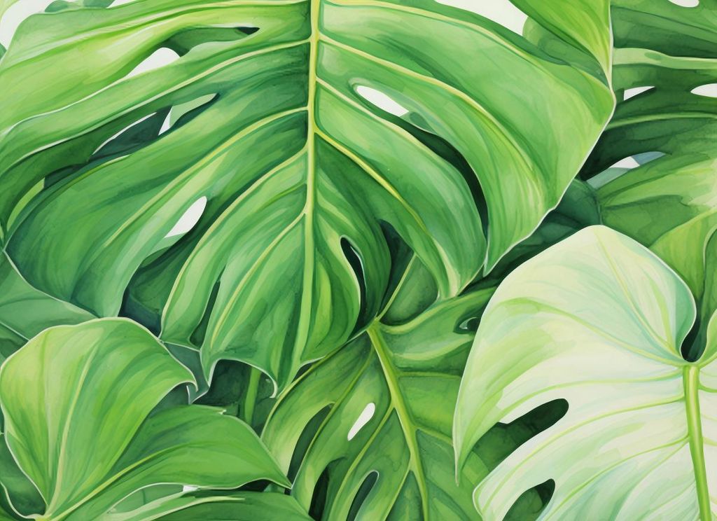 Plakat 55x40cm Geheimnisse der Blätter