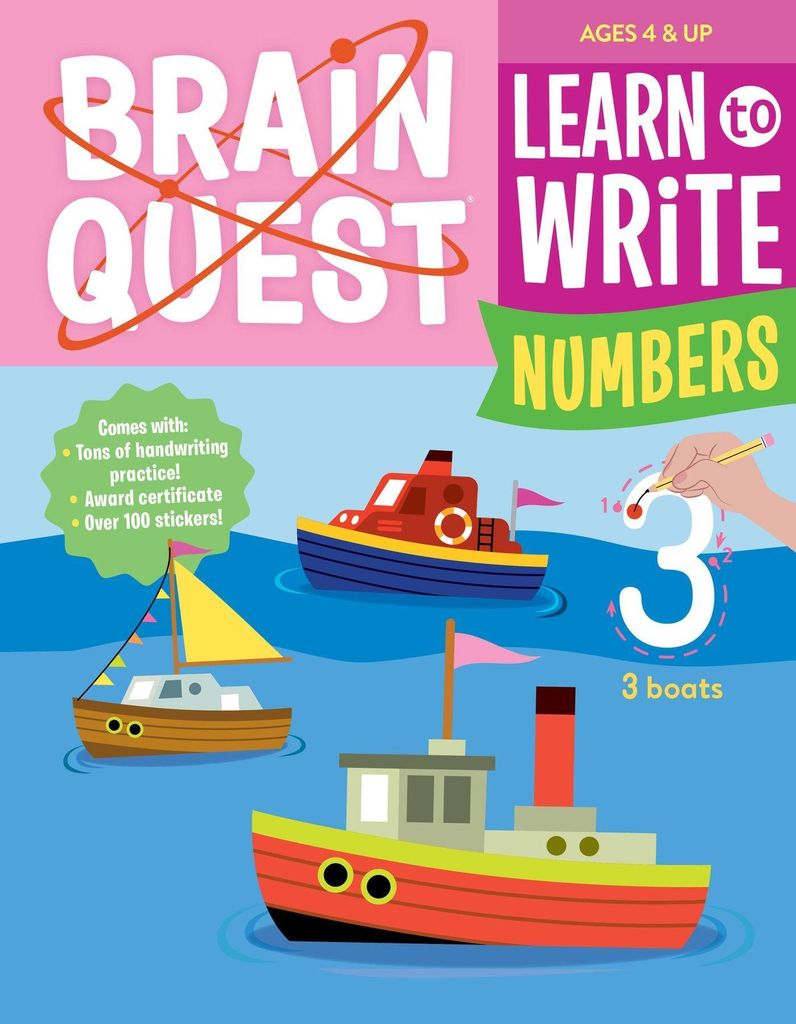 Brain Quest Learn To Write Numbers – Lingua: Inglese