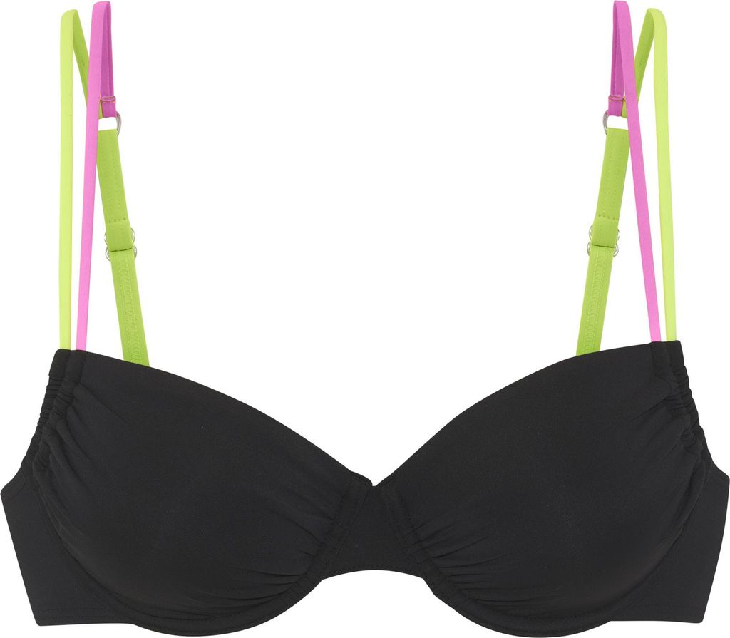 Buffalo Bügel-Bikini-Top schwarz Größe 36 Cup E