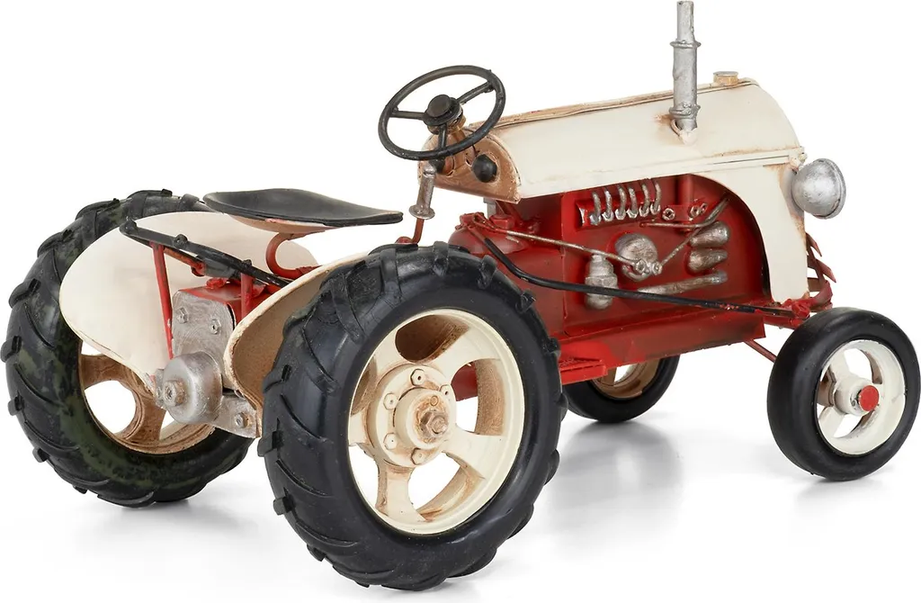 Objet de collection tracteur tôle - Déco rétro pour cadeau original - 5