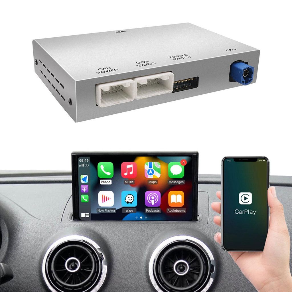 AUTOABC Wireless CarPlay & Android Auto Interface für Audi Produktbild 