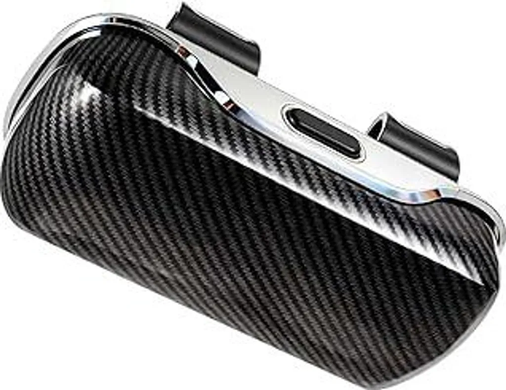 Portaocchiali Visiera Auto Carbonio | Clip Universale Salva Occhiali