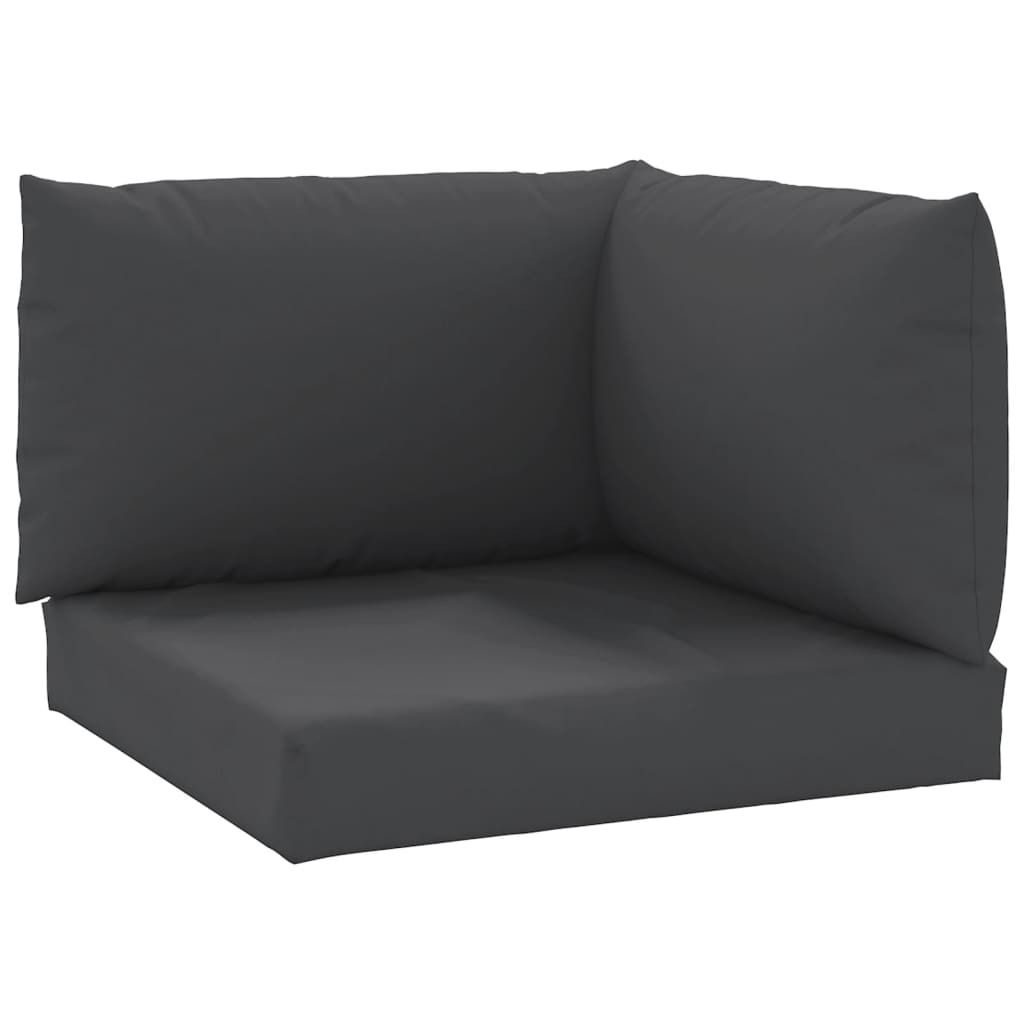 vidaXL Palettenkissen 3-tlg. Schwarz Oxford-Gewebe Produktbild 