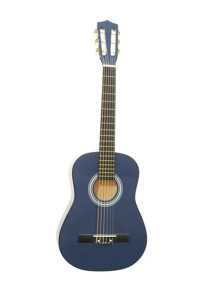 Guitare classique 1/2 DIMAVERY AC-303 bleu brillant pour les cours