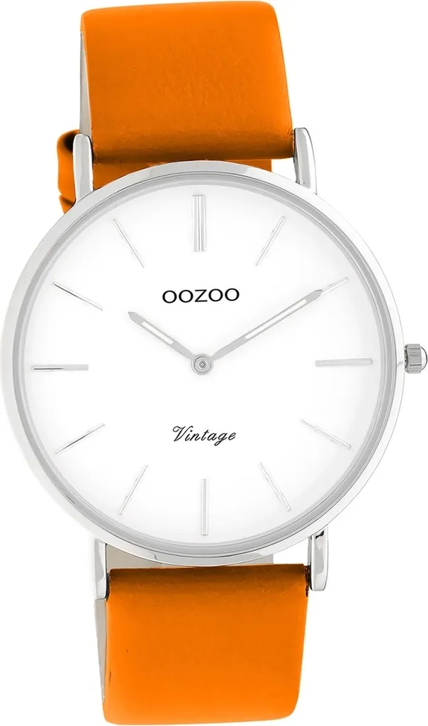 Acquista Orologio Oozoo Vintage C20302 Arancione Pelle - Miglior Prezzo