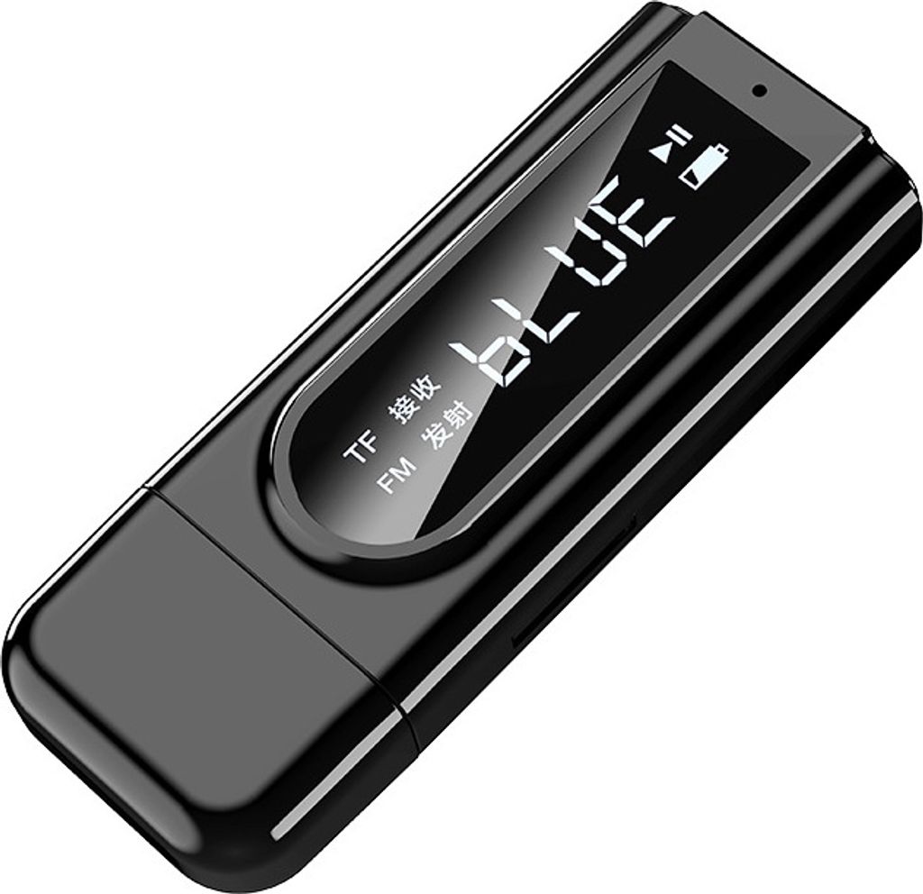 Usb Bluetooth-kompatible Empfänger Sender Adapter für Auto Aux Audio Receiver schwarz