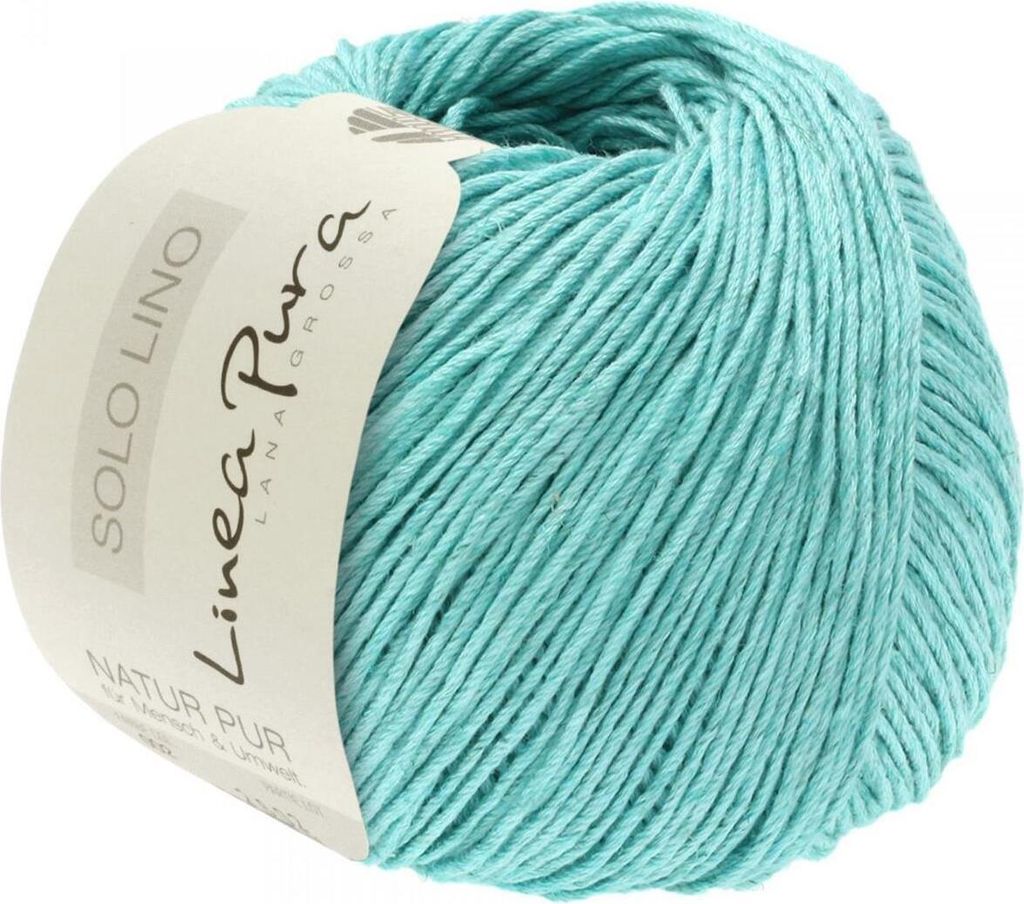 Lana Grossa - Solo Lino 0036 türkis Produktbild 