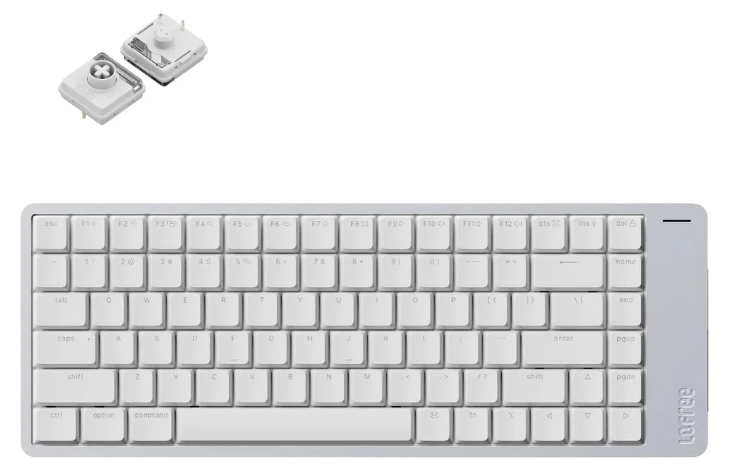 Lofree Flow 2 84 Clavier Mécanique Argent Silencieux et Ergonomique US