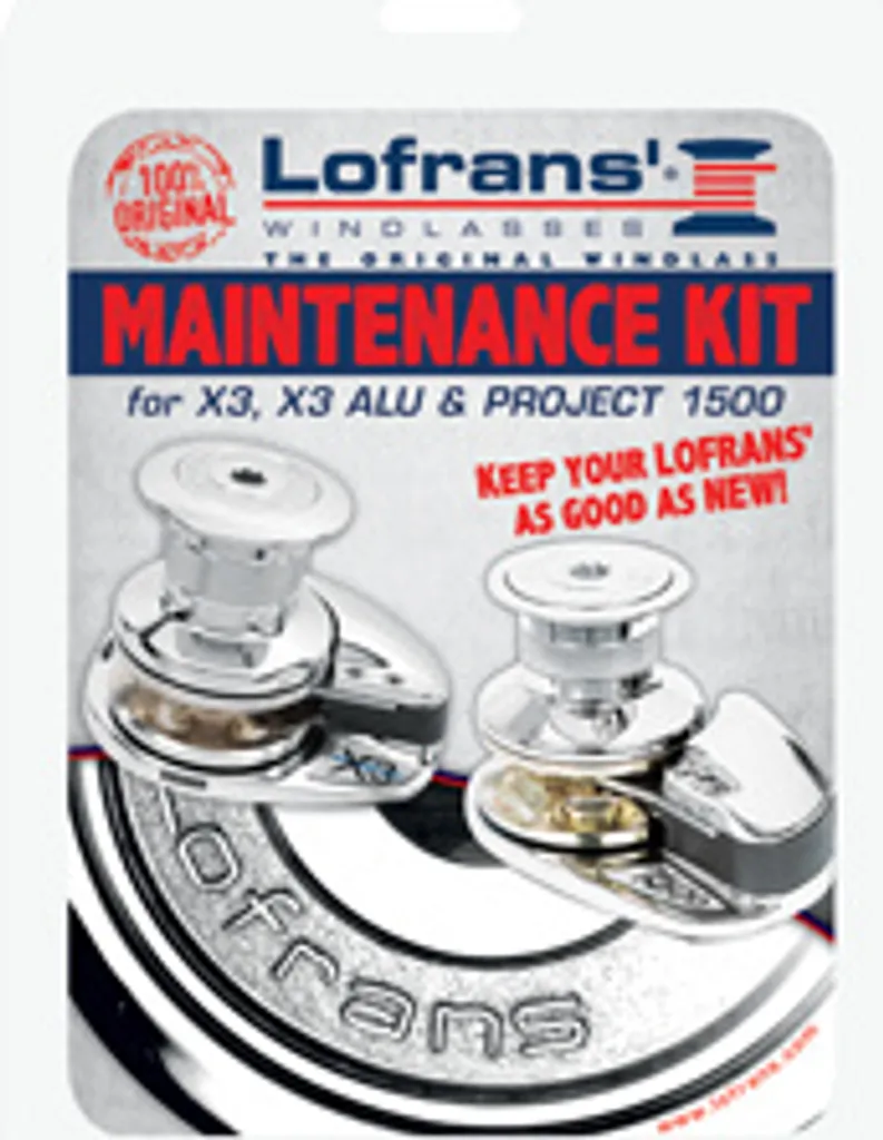 Kit de Réparation Guindeau Lofrans X3 Project 1500 - Maintenance Marine