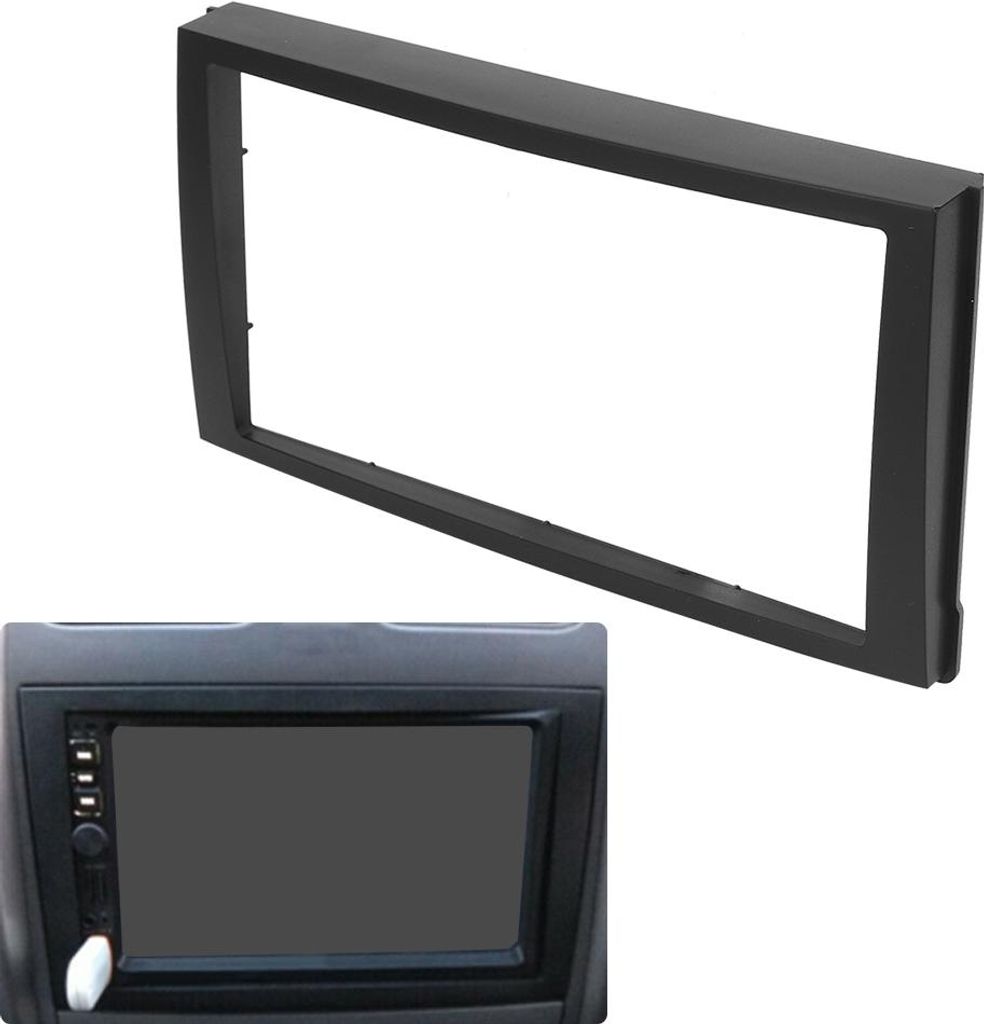 2-Din-BlendeRadio-DVD-Stereo-Panel-Armaturenbrett-Rahmen-Set, passend für Mazda MPV Premacy