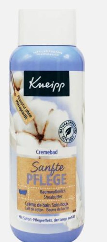 Kneipp Cremebad SANFTE PFLEGE 400ml Schaumbad mit Zdjęcie produktu 