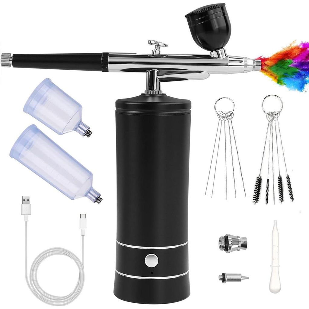 Tragbares Airbrush Set,Airbrush Kompressor Set tragbar Produktbild 