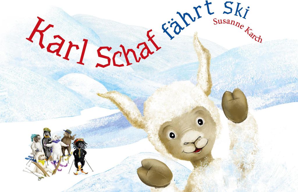 Karl Schaf fährt Ski