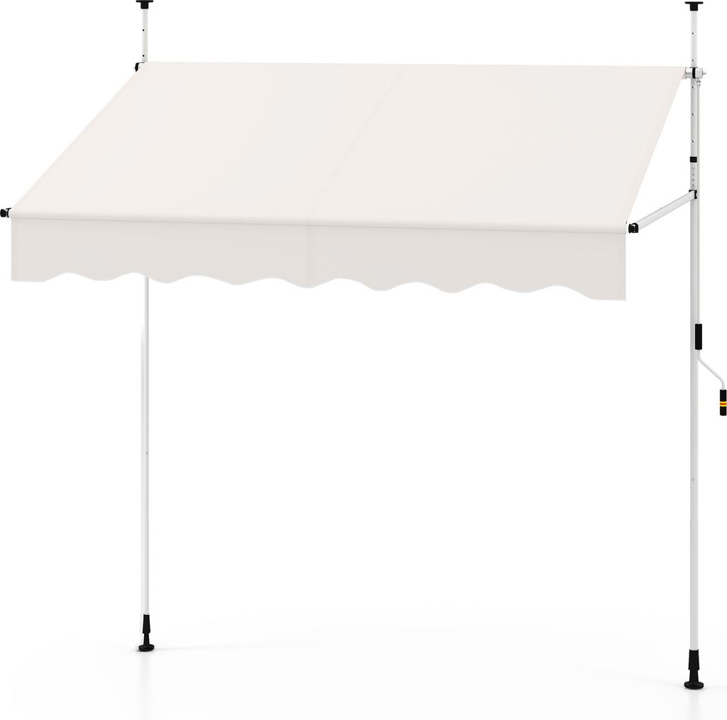 COSTWAY Store à pince 200 cm, Store balcon extérieur sans Image du produit 