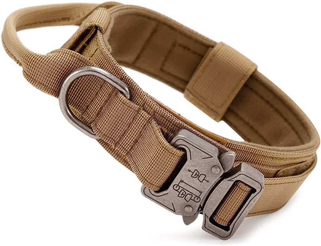 Taktischer Hundehalsband mit Kontrollgriff Produktbild 