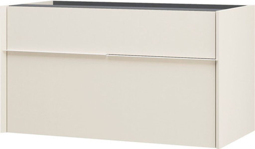 Waschtischunterschrank Baden Haus Space Breite 90 cm Gebürstet weiß