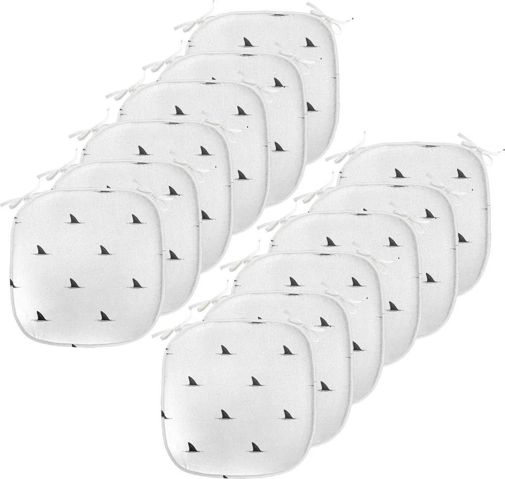 Set 12 Cuscini Decorativi 40x40 ABAKUHAUS Shark - Qualità Professionale