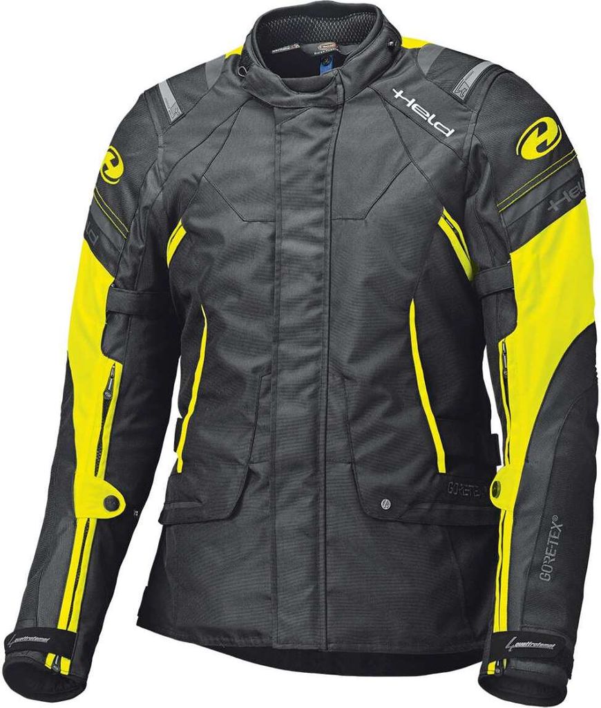 Held Molto Textiljacke, schwarz/neon-gelb, M