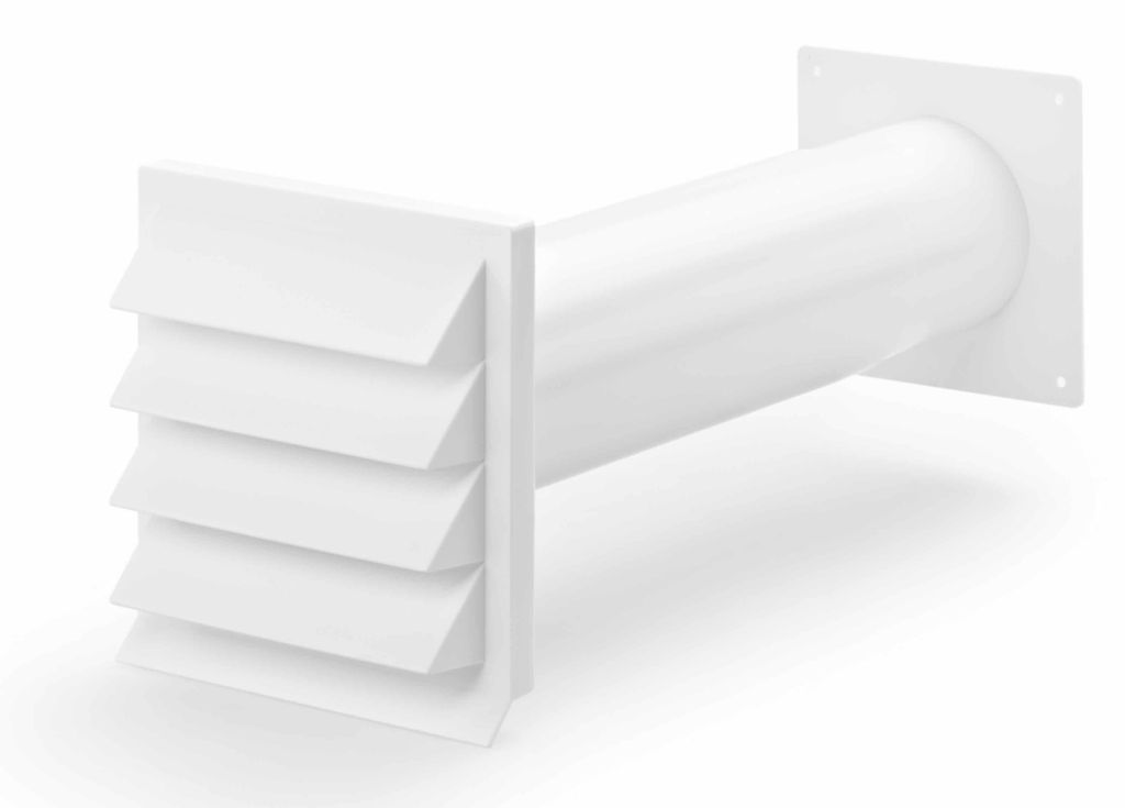 Naber K-Klima-R 100 100 Mauerkasten, weiß  - Produktbild 