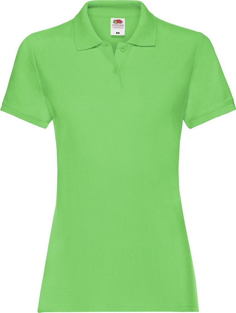 Fruit of the Loom Damen T-Shirt Polohemd kurzarm Poloshirt Produktbild 
