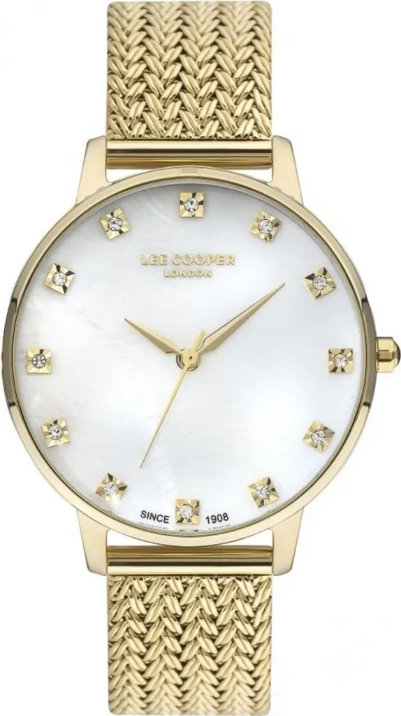 Montre Femme Dorée Lee Cooper LC07401.120 avec Finition Or de Qualité