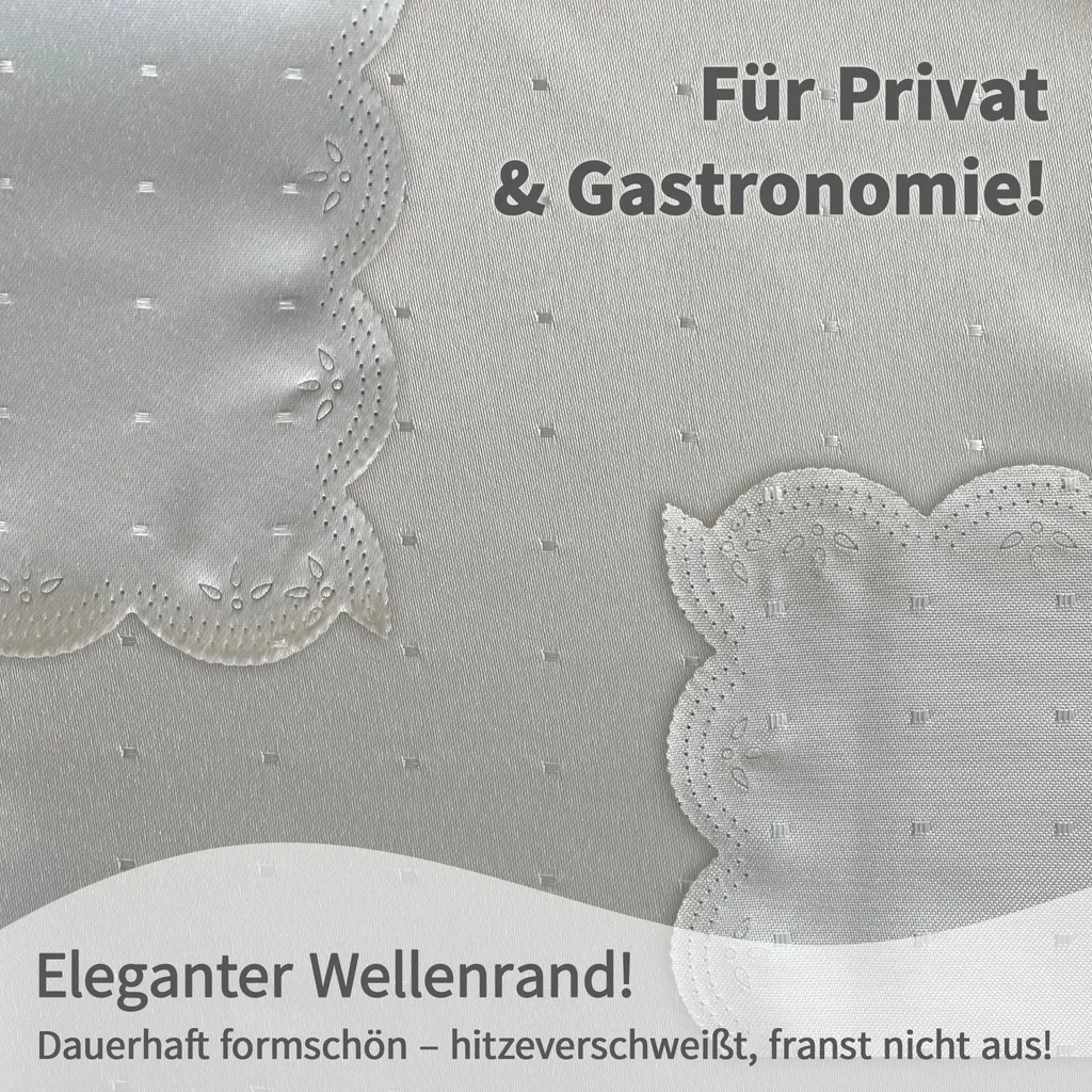 Tovaglia Quadrata 110x110 cm Marrone Chiaro - Design Moderno Cucina - 7