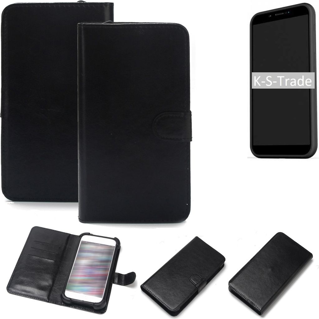 K-S-Trade Handyhülle Schutzhülle kompatibel mit Shift 6mq Handy Schutz Hülle Handyhülle Bumper schwarz 1x