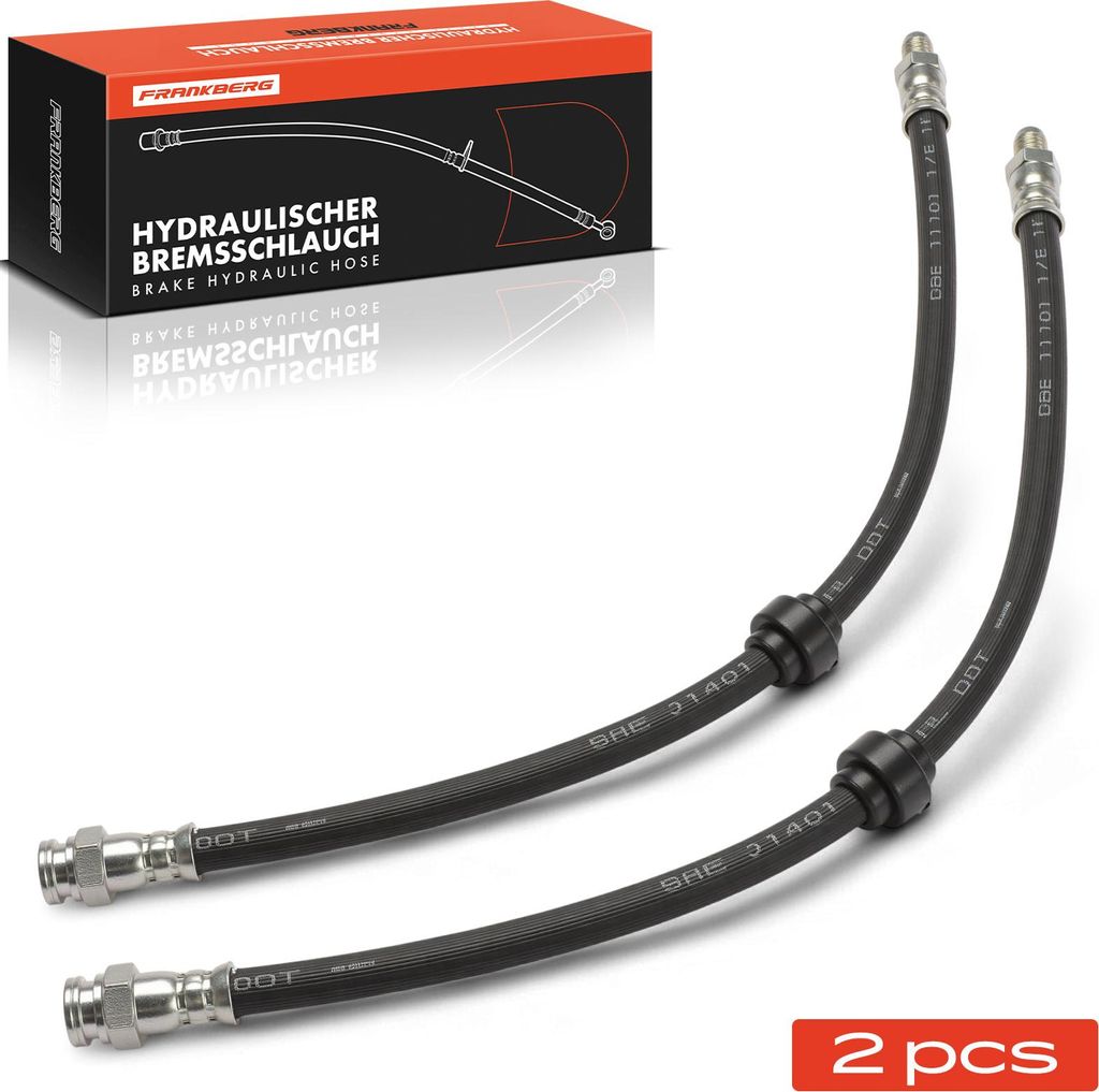 Frankberg 2x Bremsschlauch Vorderachse Links Rechts für Citroën Visa Peugeot 505 551A Cabriolet 20D 741B 1981-1998