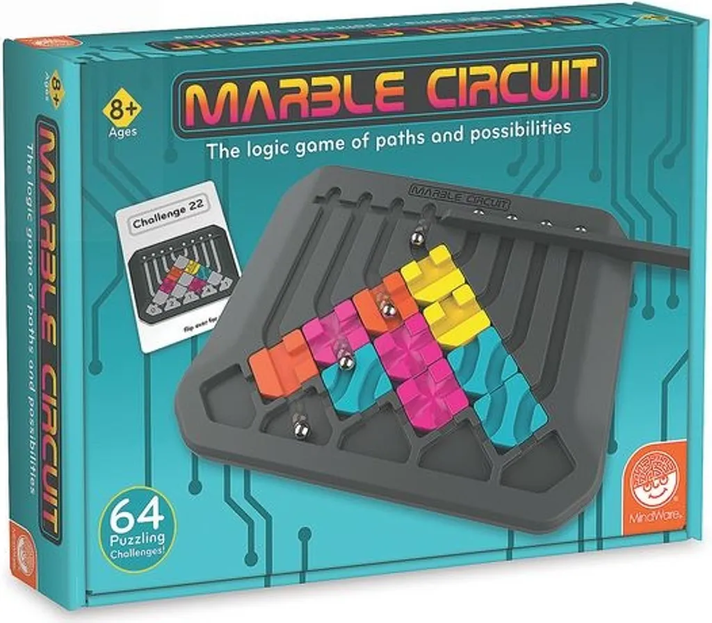 Ça marche? nouvelle édition Casse-tête Marble Circuit Jeu de Billes Évolutif avec 64 Défis