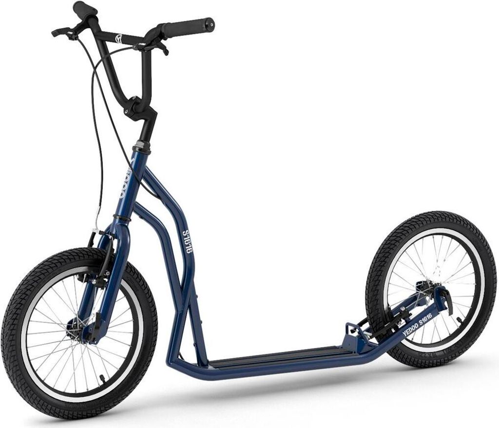 Tretroller Yedoo Steel S1616 Dogscooter Scooter Roller Cityscooter blau