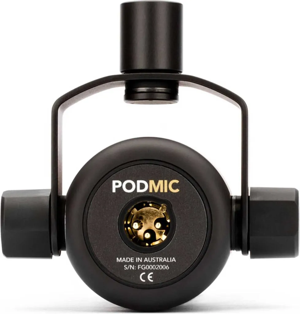Microfono RØDE PodMic Nero per Podcast e Streaming - Audio XLR Premium - 2
