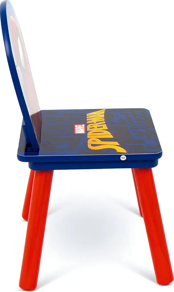 Table enfant Spiderman avec 2 chaises Marvel ensemble mobilier de jeu