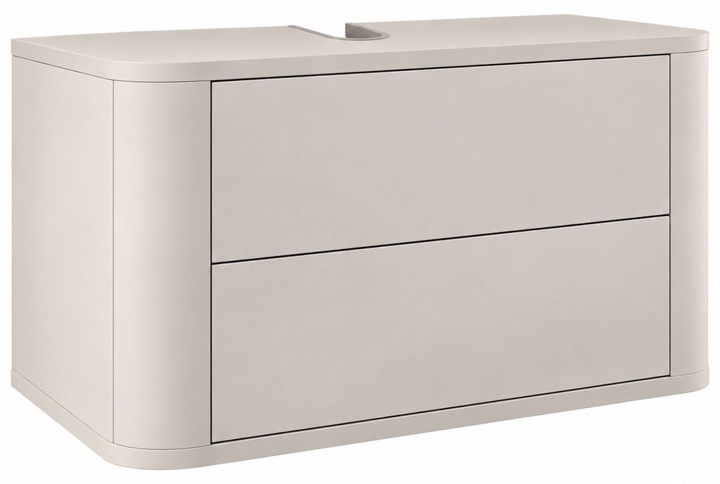 Badplaats Waschtischunterschrank Como 80 cm – Beige – Produktbild 