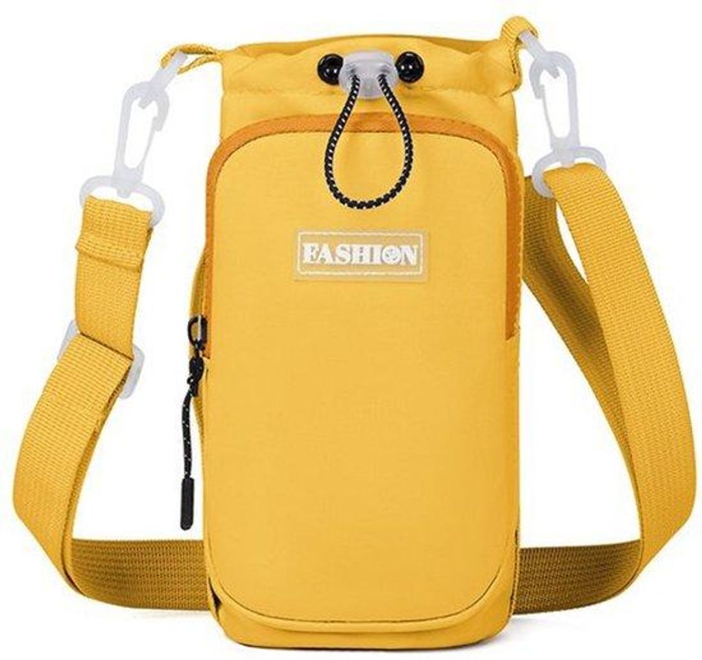 Reisfach mit Wassererwärmer, leichtes Tragegepäck für Outdoor-Aktivitäten, Handy-Bundle, gelber Rucksack