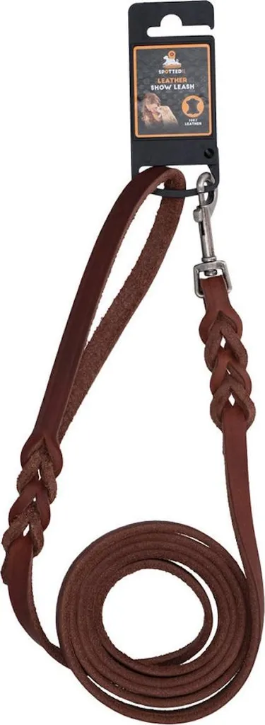 Offerta Guinzaglio Cuoio Pro 180cm | Gancio Bulloni | Marrone