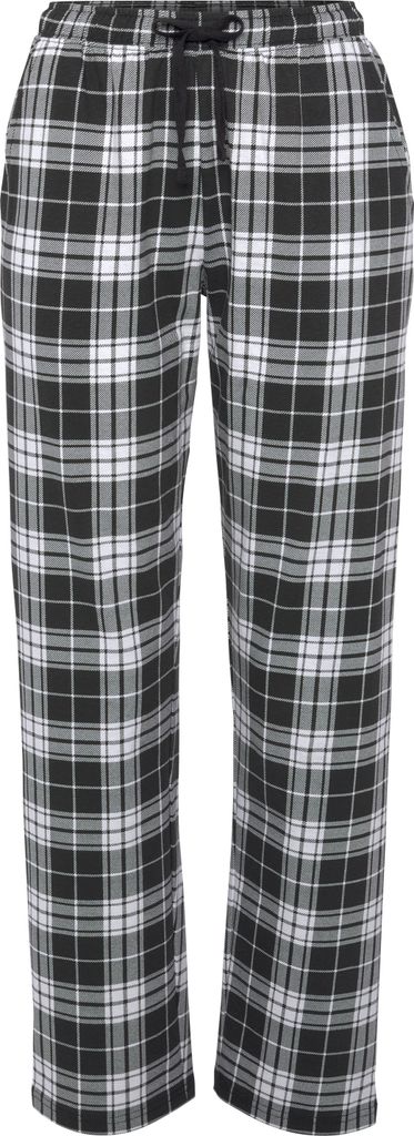 Vivance Dreams Pyjamahose schwarz-weiß kariert Größe 32/34