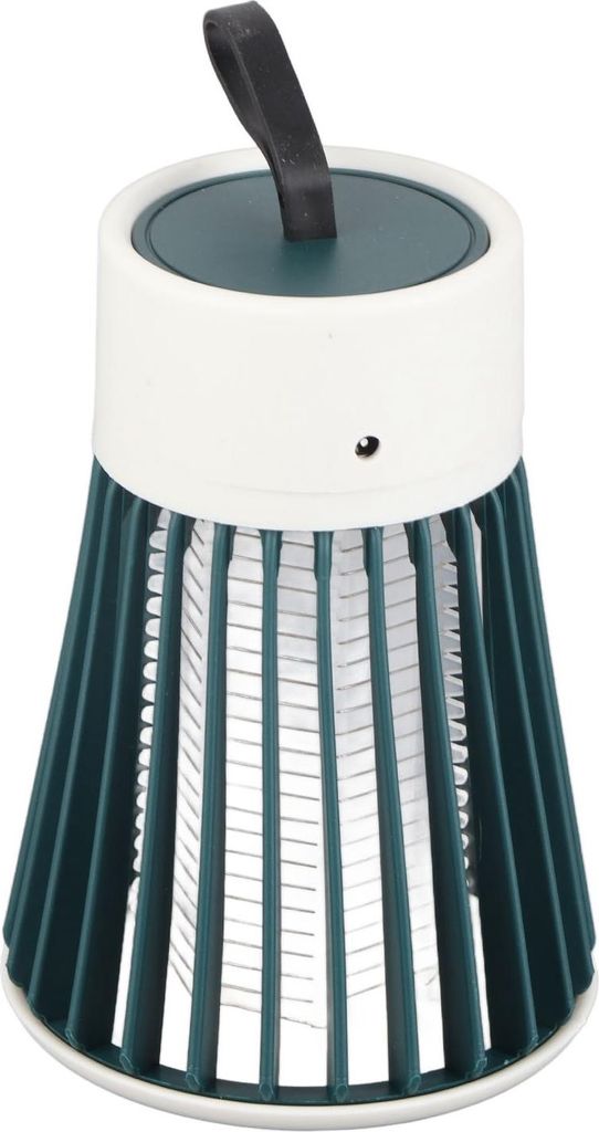 Elektrische Fliege Tötung Licht ABS USB wiederaufladbare Fliegenfalle Lampe für Indoor Outdoor Grün